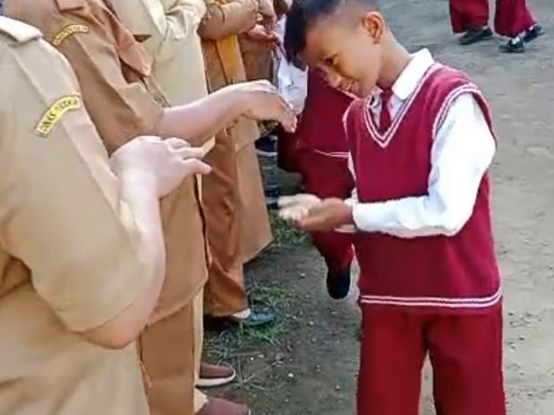 halal bihalal SDN 1 Bantal